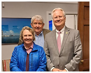 Danny and Karen Cottrell of Brewton, Ala. recently met with Rep. Jerry Carl (R-Ala.) 